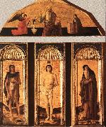 BELLINI, Giovanni St Sebastian Triptych oil painting picture wholesale